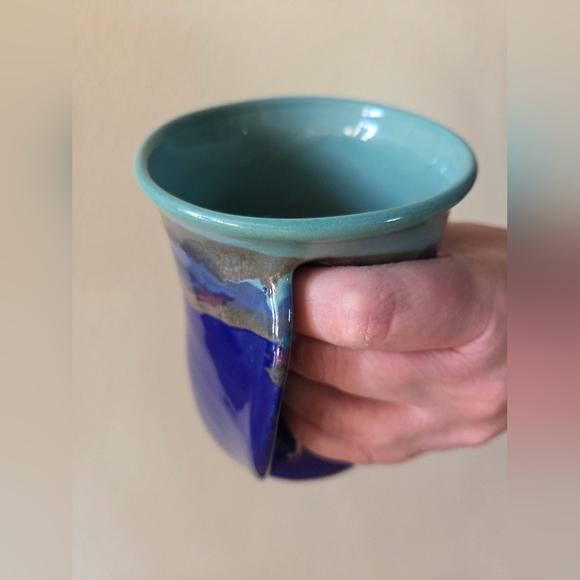 Neher Pottery Glazed Handwarmer Mug - Picture 6 of 8